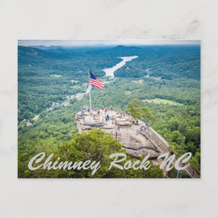 Chimney Rock NC Briefkaart