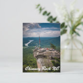 Chimney Rock NC Briefkaart (Staand voorkant)