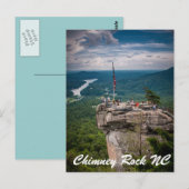 Chimney Rock NC Briefkaart (Voorkant / Achterkant)