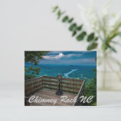 Chimney Rock NC Briefkaart (Staand voorkant)