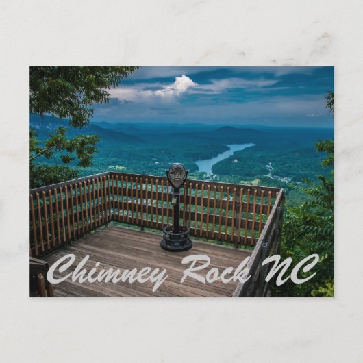 Chimney Rock NC Briefkaart (Voorkant)