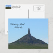 Chimney Rock, Nebraska Briefkaart (Voorkant / Achterkant)