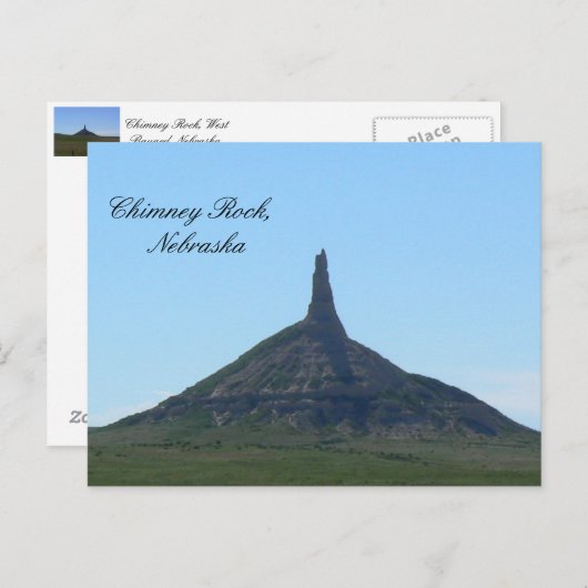 Chimney Rock, Nebraska Briefkaart (Voorkant / Achterkant)