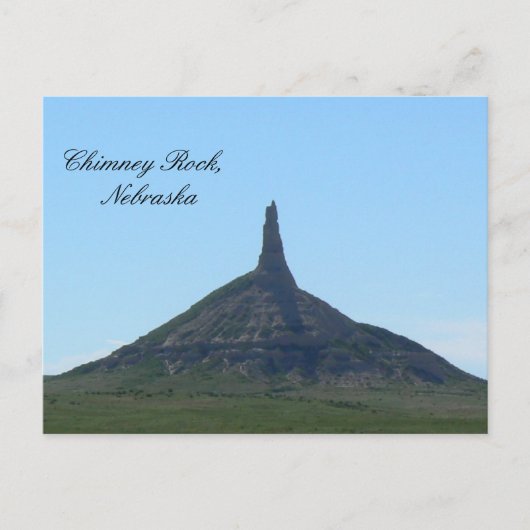 Chimney Rock, Nebraska Briefkaart (Voorkant)