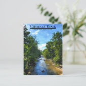 Chimney Rock North Carolina Briefkaart (Staand voorkant)