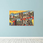 Chimney Rock, North Carolina Canvas Afdruk (Insitu (Houten vloer))