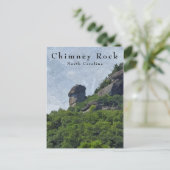Chimney Rock North Carolina Mountain Briefkaart (Staand voorkant)