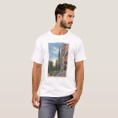 Chimney Rock op Cody Highway, Montana Uitzicht T-shirt (Voorkant volledig)