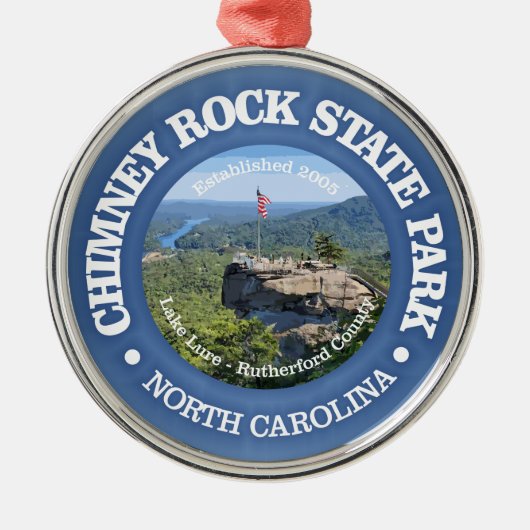 Chimney Rock SP Metalen Ornament (Voorkant)