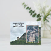Chimney Rock State Park North Carolina Foto Briefkaart (Staand voorkant)