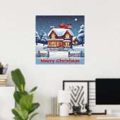 Chimney Santa Poster (Thuiskantoor)
