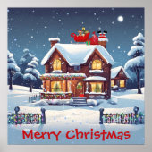 Chimney Santa Poster (Voorkant)