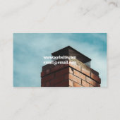 Chimney Sweep and Repair  Visitekaartje (Achterkant)