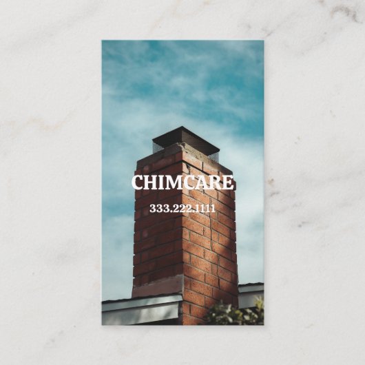Chimney Sweep and Repair  Visitekaartje (Voorkant)