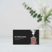 Chimney Sweep Cleaning & Repairs Business Card Visitekaartje (Staand voorkant)