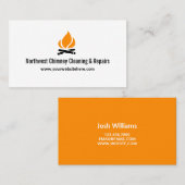Chimney Sweep Cleaning & Repairs Visitekaartje (Voorkant / Achterkant)