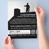 Chimney Sweep Design, Chimney Sweep Service Flyer (Hand)