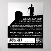 Chimney Sweep Design, Chimney Sweep Service Poster (Voorkant)
