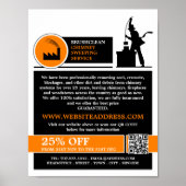Chimney Sweep Design Chimney Sweep Service Poster (Voorkant)