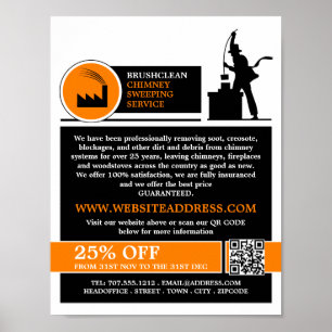 Chimney Sweep Design Chimney Sweep Service Poster