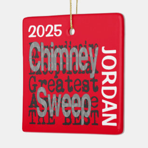 Chimney Sweep Extraordinaire CUSTOM Keramisch Ornament