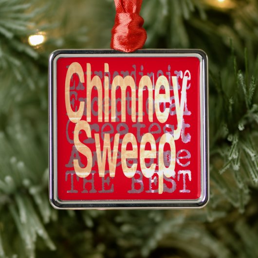 Chimney Sweep Extraordinaire Metalen Ornament (Boom)