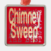 Chimney Sweep Extraordinaire Metalen Ornament (Voorkant)