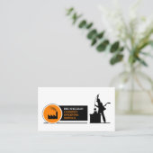 Chimney Sweep Logo Design, Chimney Sweep Visitekaartje (Staand voorkant)