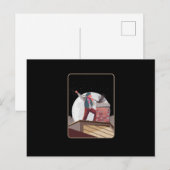 Chimney Sweep Night Mond Sweeper Cadeau Briefkaart (Voorkant / Achterkant)