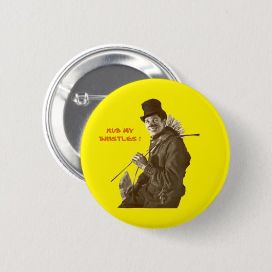CHIMNEY SWEEP RONDE BUTTON 5,7 CM (Voorkant /achterkant)