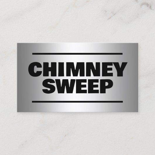 Chimney Sweep Visitekaartje (Voorkant)