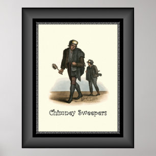 Chimney Sweepers ~ Thomas Lord Busby ~ London Poster