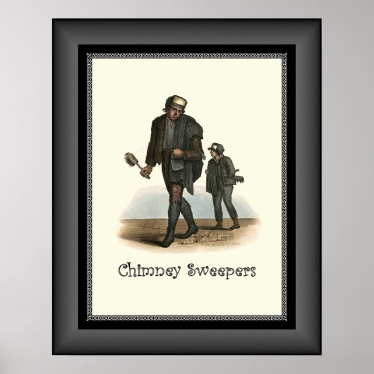Chimney Sweepers ~ Thomas Lord Busby ~ London Poster (Voorkant)