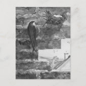 Chimney Swift en Nest Briefkaart (Voorkant)