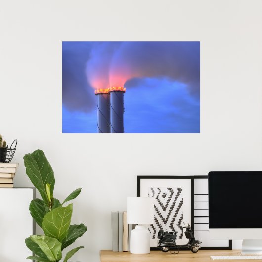 Chimney Twins Poster (Thuiskantoor)