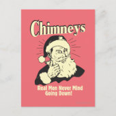 Chimneys: Real Men Never Mind Going Down Briefkaart (Voorkant)