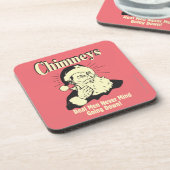 Chimneys: Real Men Never Mind Going Down Drankjes Onderzetter (Linkerzijde)