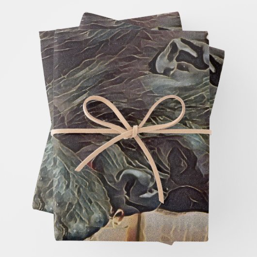 CHIMP ART INPAKPAPIER VEL (In situ)