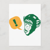 Chimp Briefkaart (Voorkant)