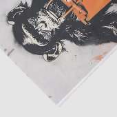 Chimp Business1 Tissuepapier (Detail)