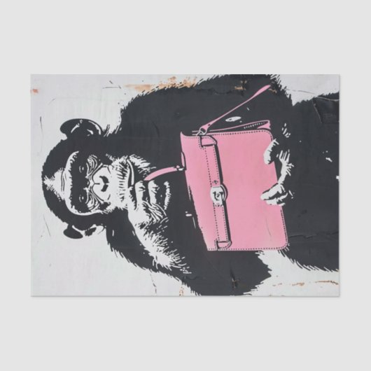 Chimp Business2 Tissuepapier (Voorkant)