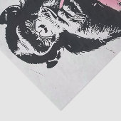 Chimp Business2 Tissuepapier (Detail)