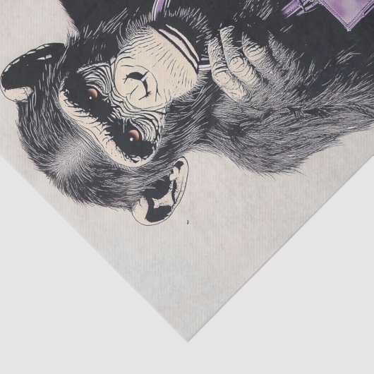 Chimp Business8 Tissuepapier (Detail)