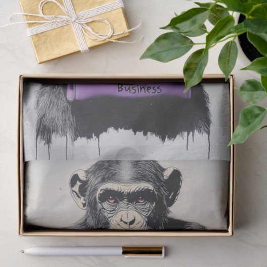 Chimp Business8 Tissuepapier (Geschenk)
