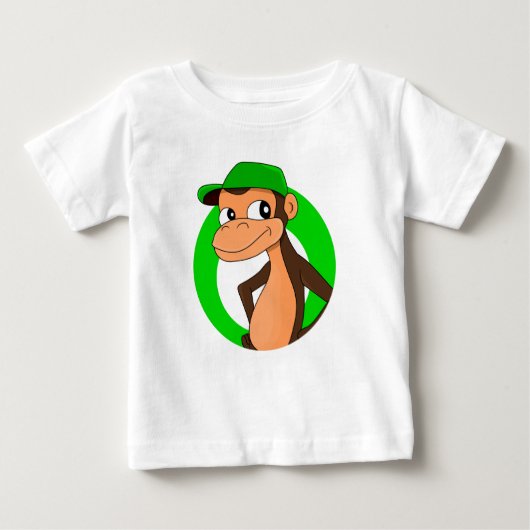 Chimp cartoon baby T-Shirt (Voorkant)