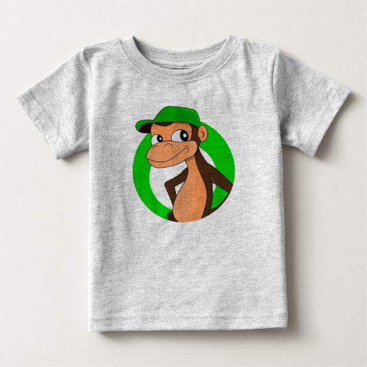 Chimp cartoon baby T-Shirt (Voorkant)