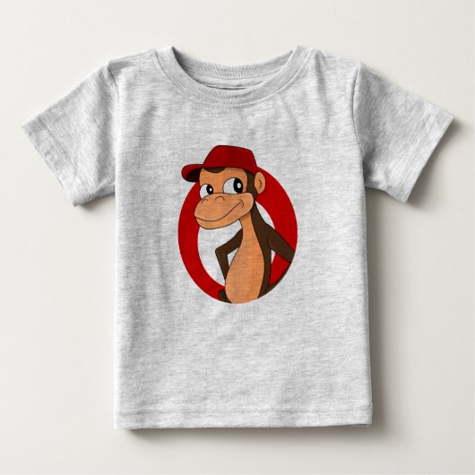 Chimp cartoon baby T-Shirt (Voorkant)