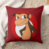 Chimp-cartoon gooien kussen (Deken)