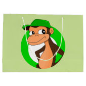 Chimp cartoon grote cadeautas (Achterkant)