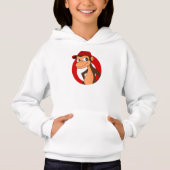 Chimp cartoon hoodie (Voorkant)